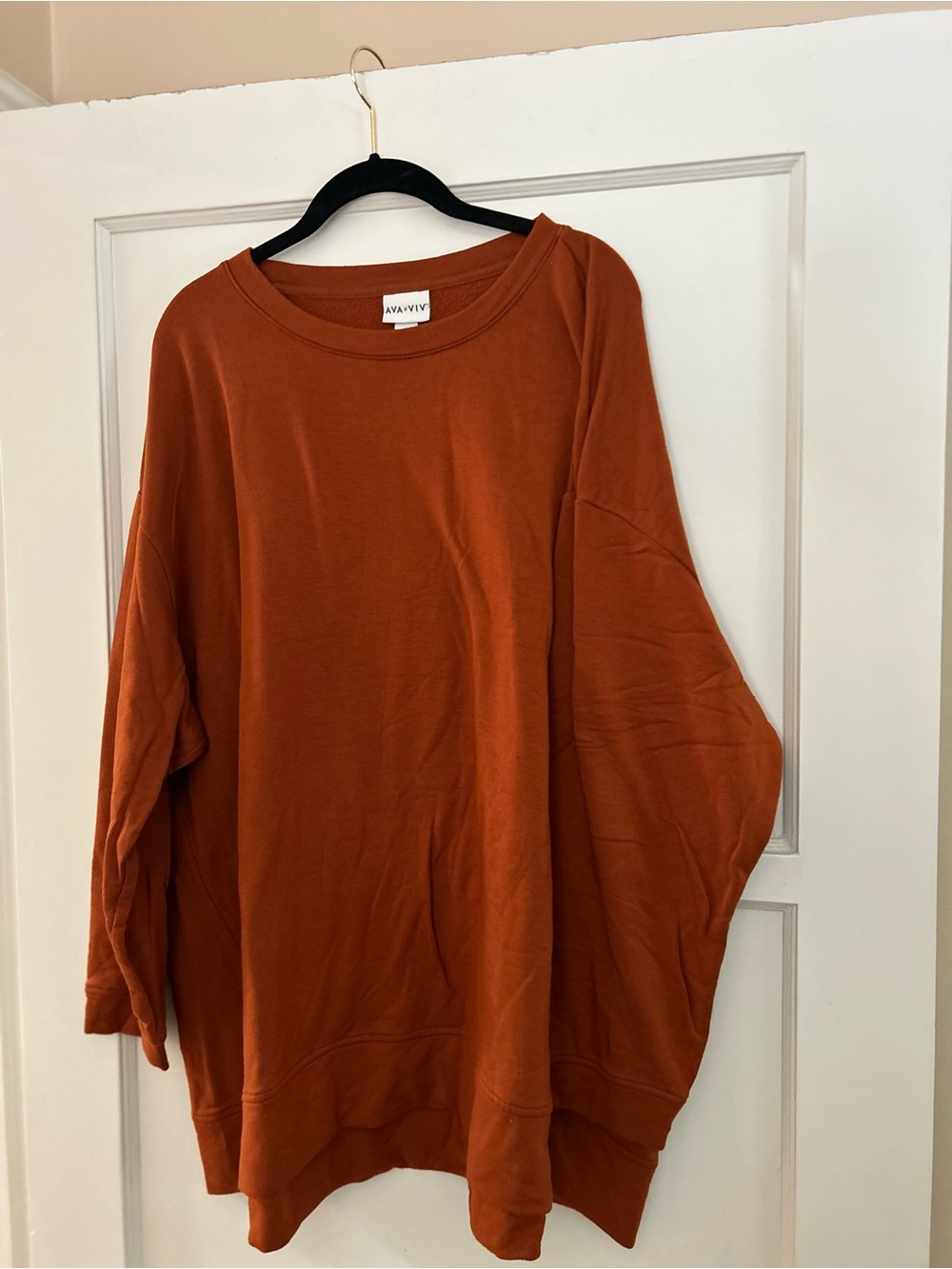 Ava & Viv tunic sweatshirt, 3X